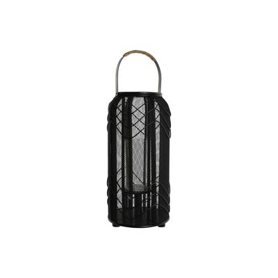 Kaarshouder Home ESPRIT Zwart Metaal 21,5 x 21,5 x 43,5 cm