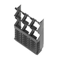 Weidmüller CH20M67 S 2PSC/2PSC/2PSC BK DIN-rail-behuizing zijkant 105.49 x 67.5 x 22.83 8 stuk(s)