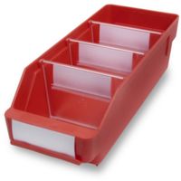 443635 Stellingbak ESD Geschikt voor levensmiddelen (b x h x d) 120 x 95 x 300 mm Rood 30 stuk(s) - thumbnail