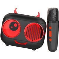 Karaokekit / Bluetooth-luidspreker en draadloze microfoon - Algemene voorwaarden - DIABLO, Magische stemeffecten, batterijduur van 8 uur, opladen via USB