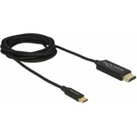 Delock 84905 USB-kabel Type-C naar HDMI (DP Alt Mode) 4K 60 Hz 2 m coaxiaal - thumbnail