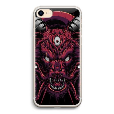 Hell Hound and Serpents: iPhone 7 Transparant Hoesje