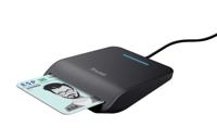 Trust Primo smart card reader Binnen USB CardBus+USB 2.0 Zwart - thumbnail