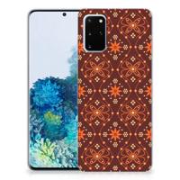 Samsung Galaxy S20 Plus | TPU bumper | Batik Brown