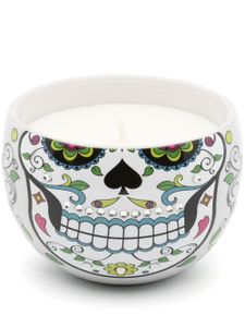 LADENAC bougie Skull à design d'œuf (220 g) - Blanc