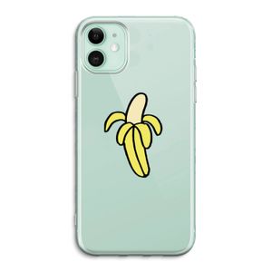 Banana: iPhone 11 Transparant Hoesje