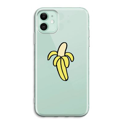 Banana: iPhone 11 Transparant Hoesje