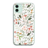 Sweet little flowers: iPhone 11 Transparant Hoesje