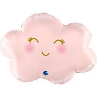 Folieballon Wolkje Satijn Pastel Roze (61cm) Folieballon Wolkje Satijn Pastel Roze (61cm)