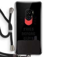 Fries before guys: Xiaomi Mi Mix 2 Transparant Hoesje met koord