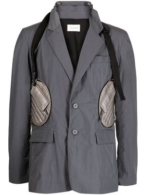 Craig Green blazer à simple boutonnage - Gris