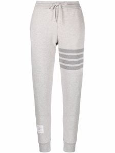 Thom Browne pantalon de jogging à détail 4 bandes signature - Gris