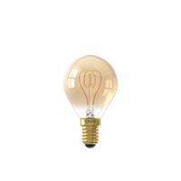 LED Flex Filament Kogellamp P45 220-240V 4W E14 136lm 1800K Goud, dimbaar - Calex - thumbnail