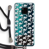 Zwanen: Huawei Mate 20 Pro Transparant Hoesje met koord