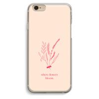 Where flowers bloom: iPhone 6 / 6S Transparant Hoesje - thumbnail