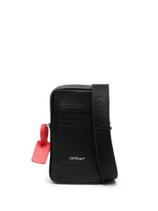 Off-White sac Zip-Tie en cuir - Noir