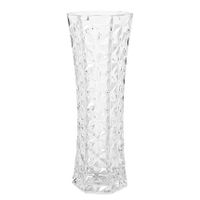 Bloemenvaas van ornament glas 29 x 11 cm