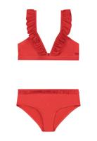 Shiwi Zomer bikini meisjes - hibiscus rood - Bella - triangel set - thumbnail