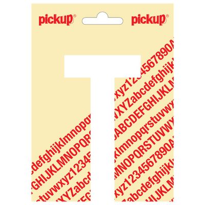Plakletter Nobel 120mm wit T