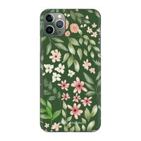 Botanical green sweet flower heaven: Volledig geprint iPhone 11 Pro Max Hoesje