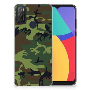 Alcatel 1S (2021) TPU bumper Army Dark