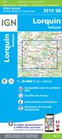 Wandelkaart - Topografische kaart 3515 SB - Serie Bleue Lorquin - Avricourt | IGN - Institut Géographique National