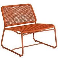 Florence lage fauteuil zonder armleuning coral - Max&Luuk