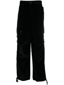 MSGM pantalon ample à poches cargo - Noir