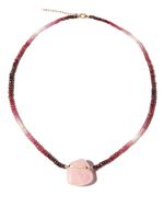 JIA JIA collier en or 14ct orné de quartz et de rubis