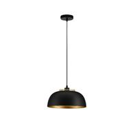 Lyora HanglampSqube zwart met goud - 9001086