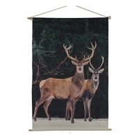 Wanddoek herten Gosy veelkleurig Wanddoek herten Gosy veelkleurig
