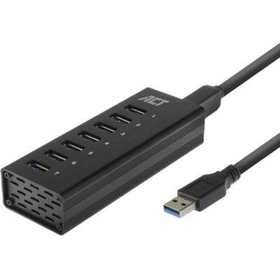 USB Hub 7 Port met stroomadapter USB-hub