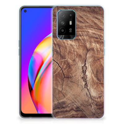 OPPO A94 5G | Reno5 Z | Bumper Hoesje | Tree Trunk