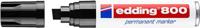 Edding 800 permanent marker zwart (schuin) | 10 stuk stuks