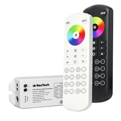 8-zone rf touch afstandsbediening voor alle kleuren led strips - met controller