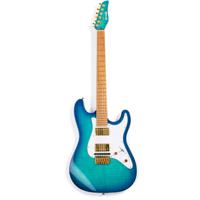 Zivix Jamstik Deluxe MIDI Guitar Blue elektrische gitaar met hardshell case