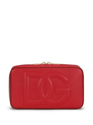 Dolce & Gabbana sac à bandoulière à logo DG - Rouge