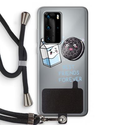 Best Friend Forever: Huawei P40 Pro Transparant Hoesje met koord