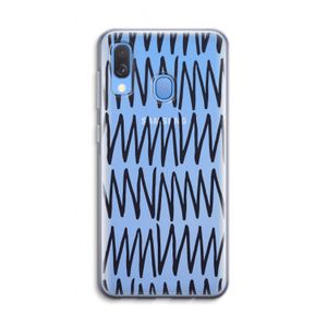 Marrakech Zigzag: Samsung Galaxy A40 Transparant Hoesje