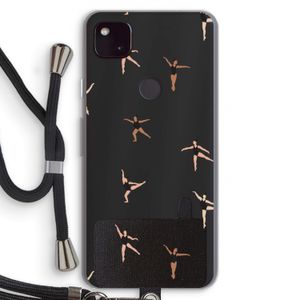 Dancing #1: Pixel 4a 5G Transparant Hoesje met koord