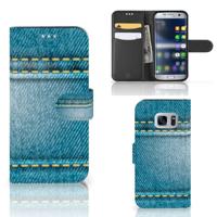 Samsung Galaxy S7 | Wallet Case | met Pasjes | Jeans