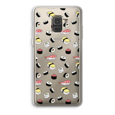 Sushi time: Samsung Galaxy A8 (2018) Transparant Hoesje
