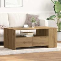 Salontafel artisanaal eikenkleurig 102 x 55 x 43.5 cm