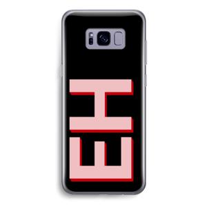 Monogram: Samsung Galaxy S8 Transparant Hoesje