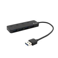 i-tec 4 poorts USB hub + On/Off switch