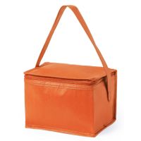 Kleine mini koeltassen oranje sixpack blikjes - thumbnail