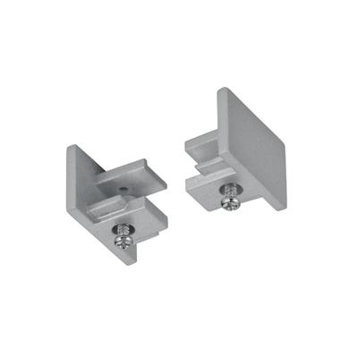 Trio Eindkap grijsDuoline voor 2-fase railverlichting - 703087