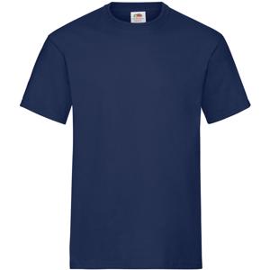 Fruit Of The Loom T-shirt - donkerblauw - heren - Ronde hals - 185 g/m2 - (Onder)shirt