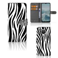 Nokia G10 | G20 | Telefoonhoesje | Met pasjeshouder | Zebra