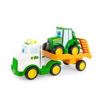 John Deere Speelgoed transportset met vrachtauto en tractor